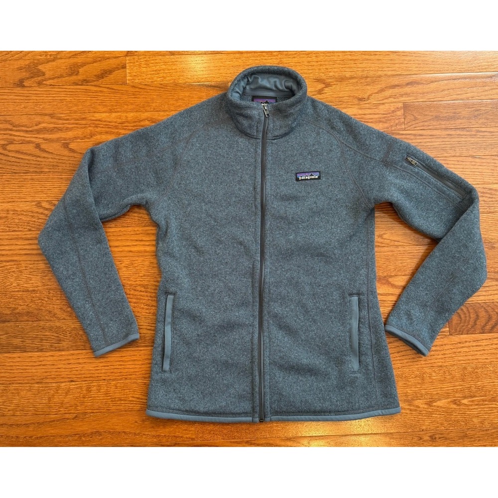 Patagonia Better Sweater Jacket Womens Small UTB Utility Blue Full Zip Fleece